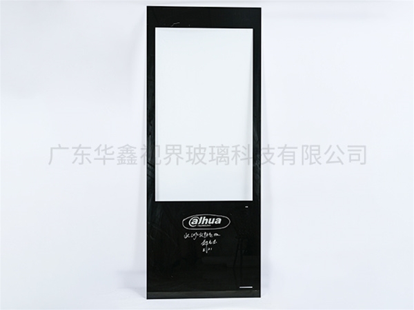 定制镜面银logo钢化玻璃