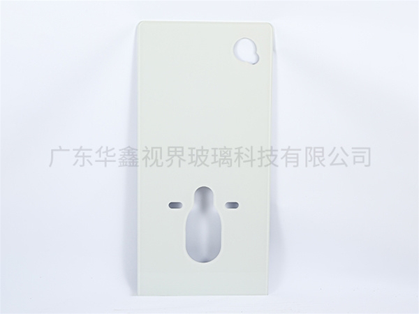 毫米水切精雕白色钢化玻璃